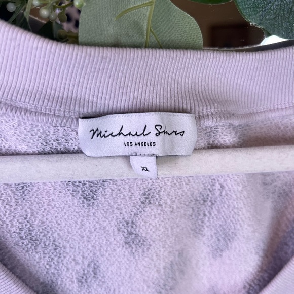Lavendar and grey sweatshirt by Michael Stars - Picture 2 of 6
